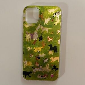 Green Dog Pattern iPhone 11 Case